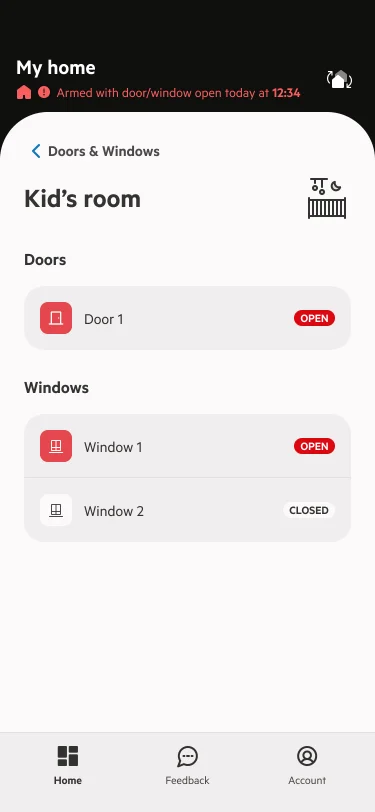 Door and window control